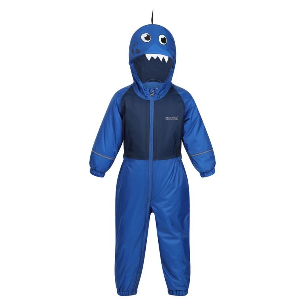 Regatta Childrens/Kids Mudplay III  Rainsuit / Nautical Blue